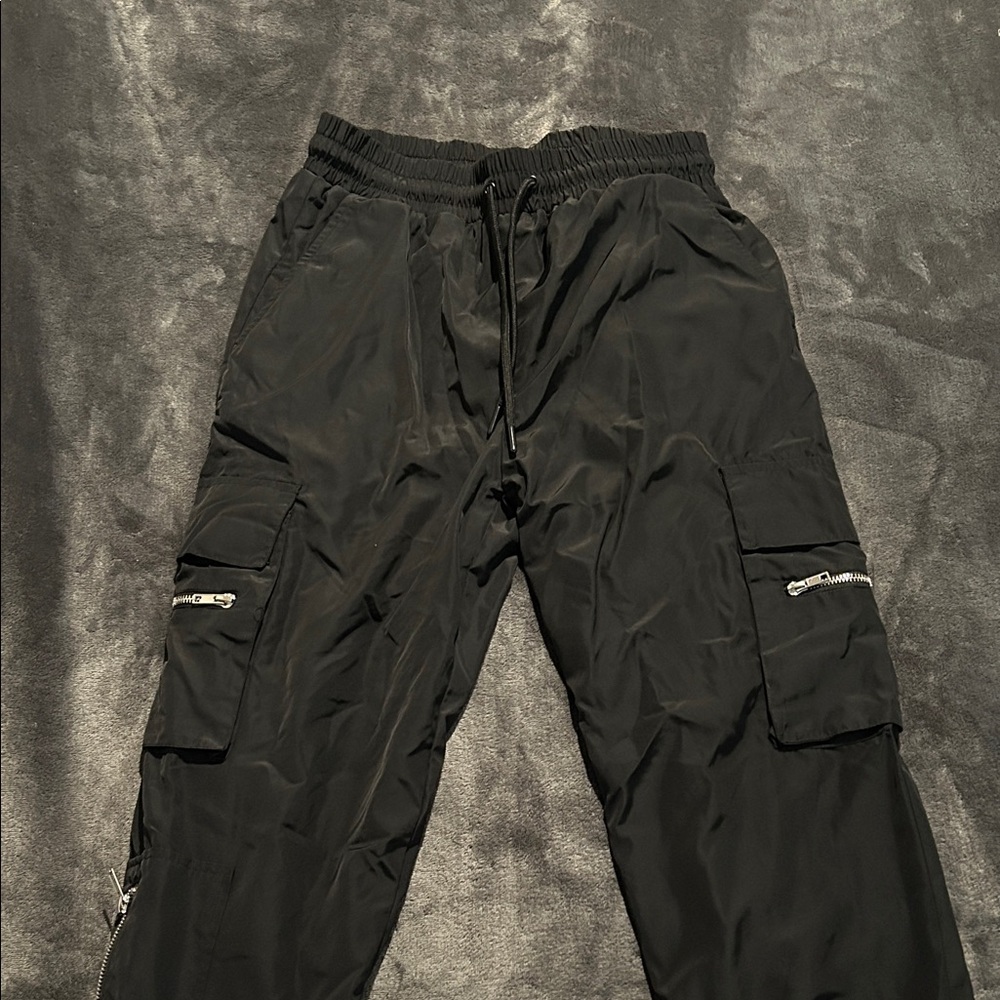 Black Cargo Pants for Women